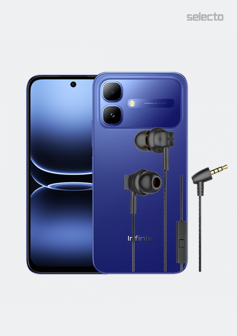 Infinix Smart 20 X6840 4+64GB With Yolo Y25 AUX Wired Earphone - Selecto