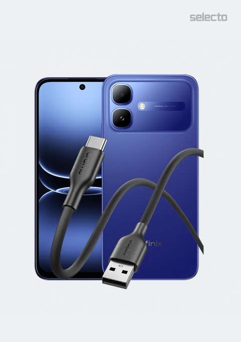 Infinix Smart 20 X6840 4+64GB with Oraimo OCD-114CJ 2.4A 1M