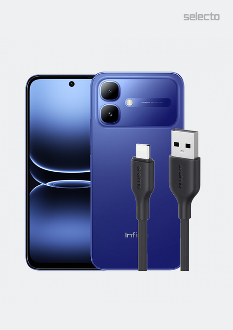 Infinix Smart 20 X6840 4+64GB with Oraimo OCD-114L2 2.4A 2M