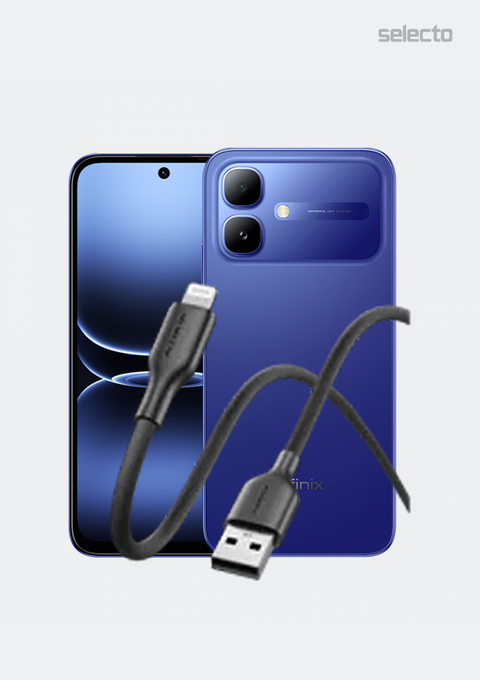 Infinix Smart 20 X6840 4+64GB with Oraimo OCD-114LJ 2.4A 1M