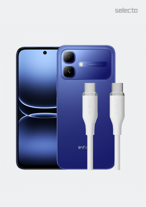 Infinix Smart 20 X6840 4+64GB with Oraimo OCD-115C 3A 1M V2