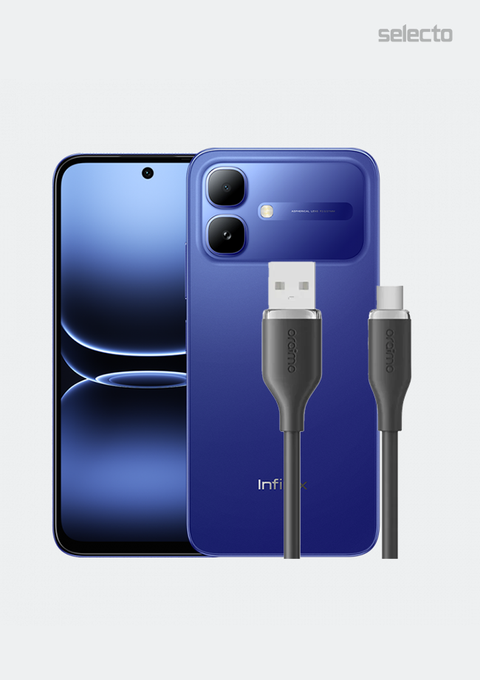 Infinix Smart 20 X6840 4+64GB with Oraimo OCD-115M 2A 1M Ca