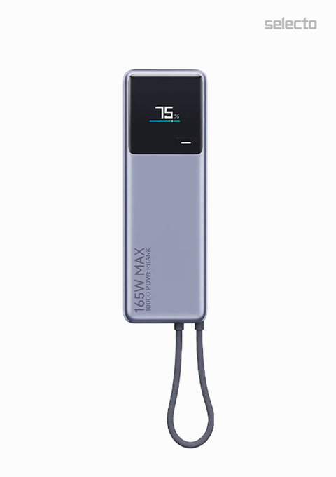 MI Xiaomi 165W Power Bank 10000 MAH Integrated Cable