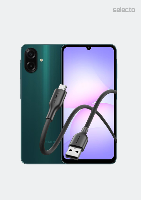 Samsung Galaxy A07 4+64GB with Oraimo OCD-114M 2A 1M Micro-USB Cable - Selecto