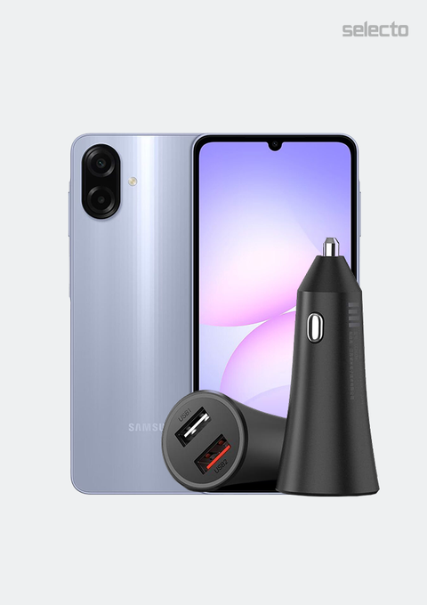 Samsung Galaxy A07 6+128GB with MI Car Charger 37W Dual-Port - Selecto