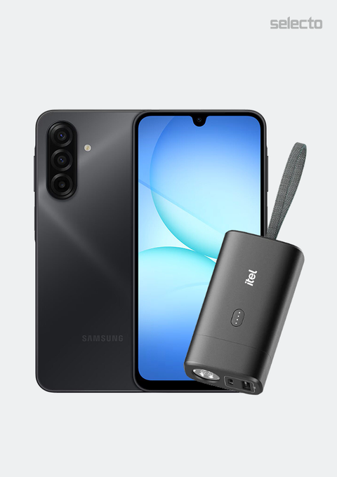 Samsung Galaxy A17 8+256GB with Itel Power Bank 10000 Mah - Selecto