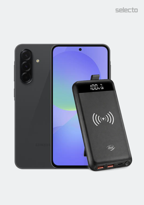 Samsung Galaxy A36 5G 8+256GB with Itel Power Bank A1820 10000MAH