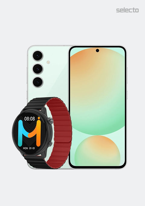Samsung Galaxy S24FE 8+256GB with IMKI Holo TG2 Smart Watch