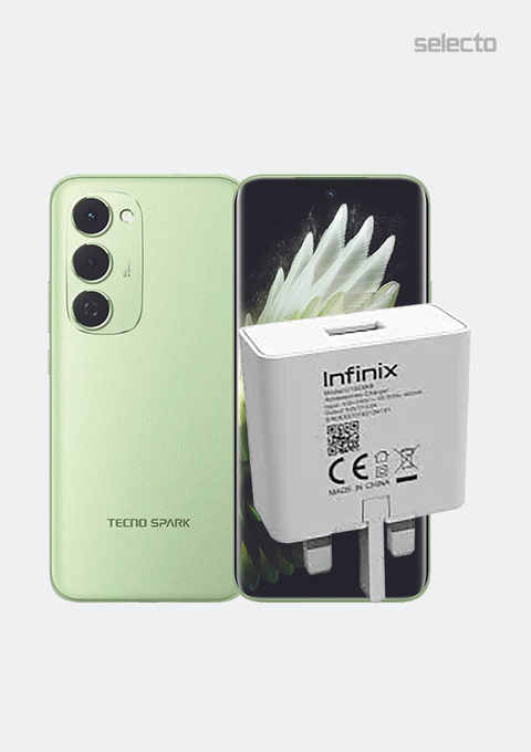 Tecno Spark 40 Pro Plus KM7 8+256GB With Infinix Charger Set XDm52 & XC08 Kit