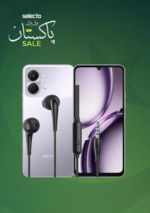 Tecno Spark GO 3 KN3 4+64GB With Oraimo Hands Free Halo 2s OEP-E21p