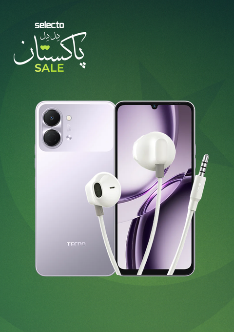 Tecno Spark GO 3 KN3 4+64GB With Oraimo OEP-320S Earphone