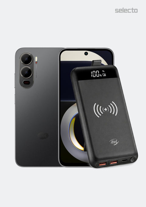Itel City 200 4+128GB with Itel Power Bank 10000